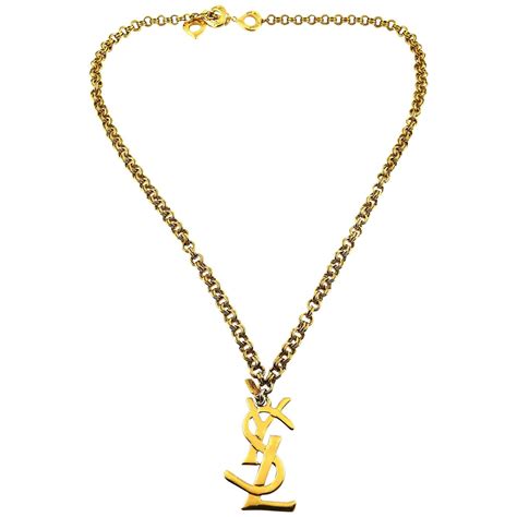 ysl chain necklace|ysl necklace women's.